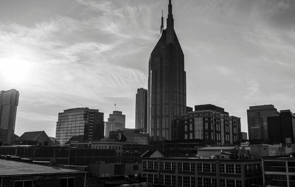 Nashville TN skyline downtown for Website Design Company operations in Nashville, TN